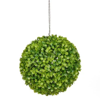 Plantele de decorare de grădină Bile de iarbă artificială din lemn de box